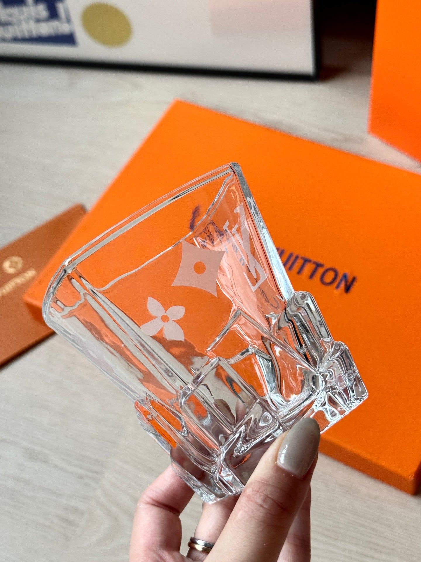 CUSTOM LV GLASS CUPS SET 2.0