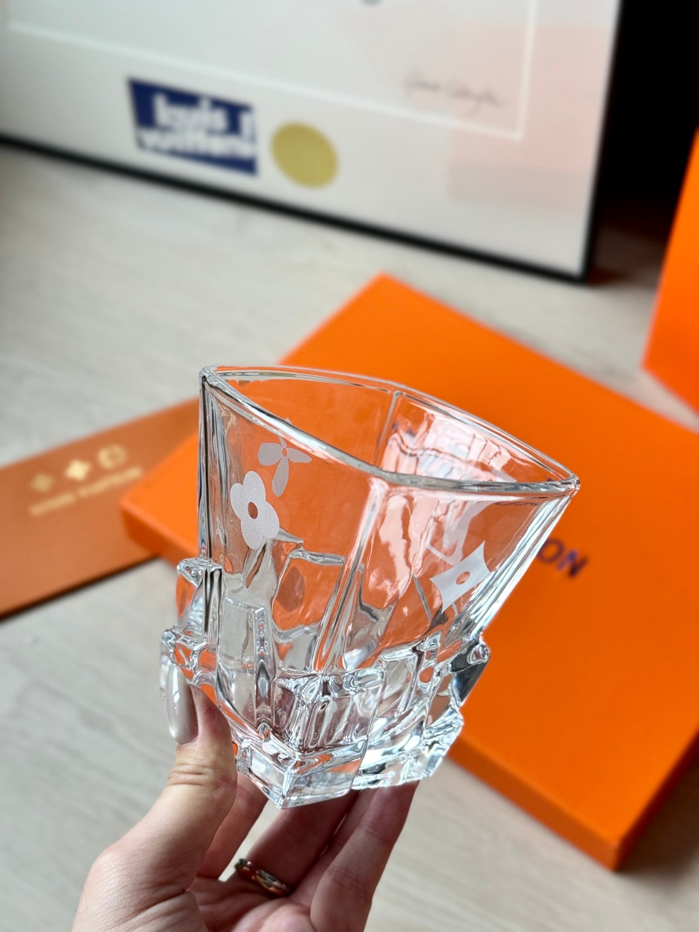CUSTOM LV GLASS CUPS SET 2.0