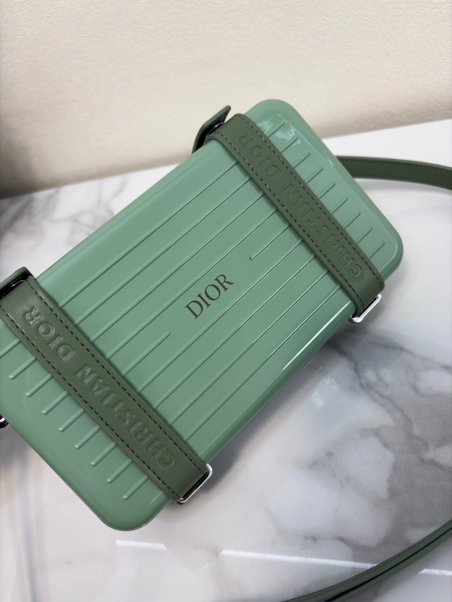 CHRISTIAN CROSS-BODY CLUTCH (GREEN 2.0)