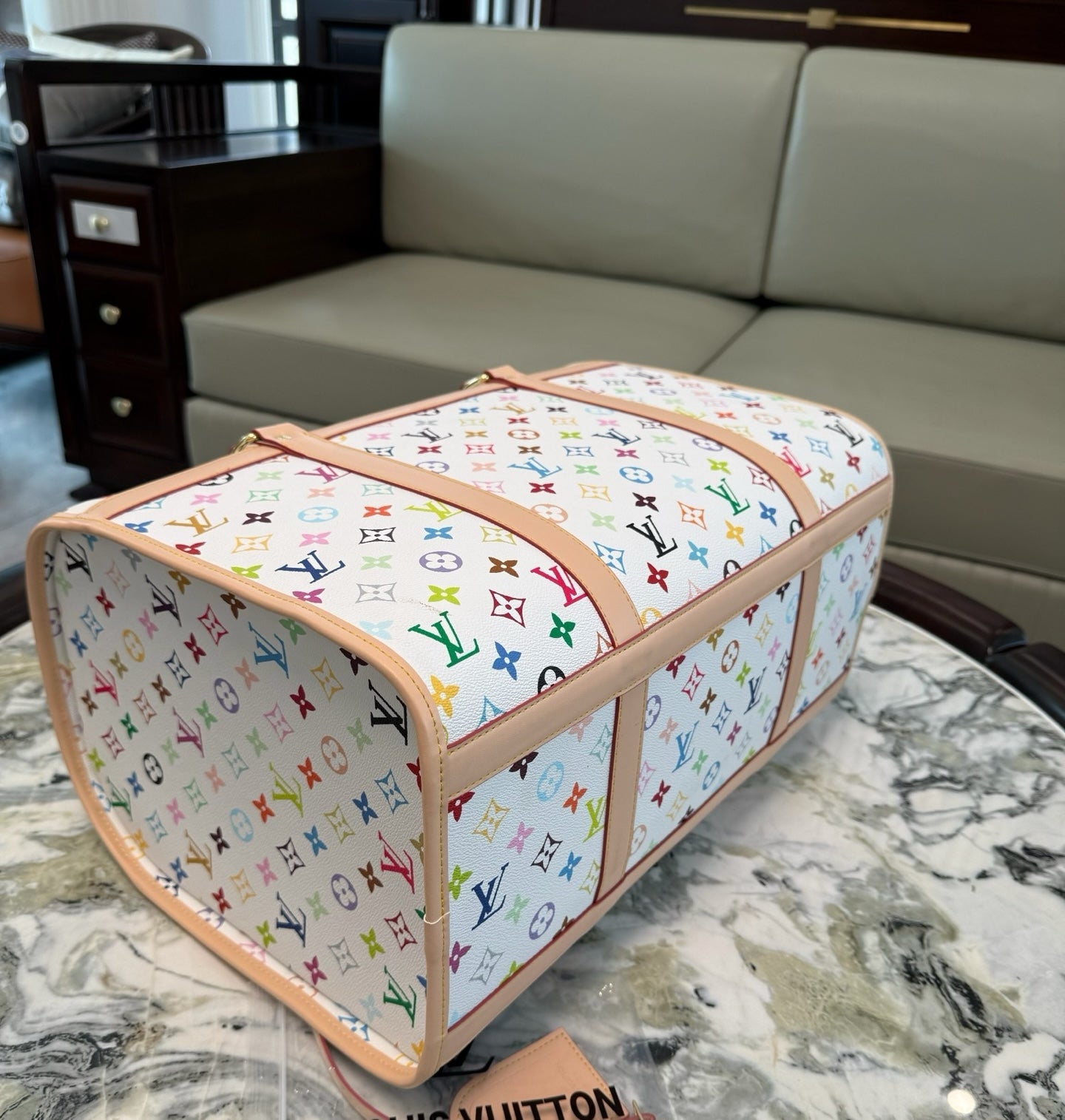 CUSTOM LV PET BAG (MURAKAMI)