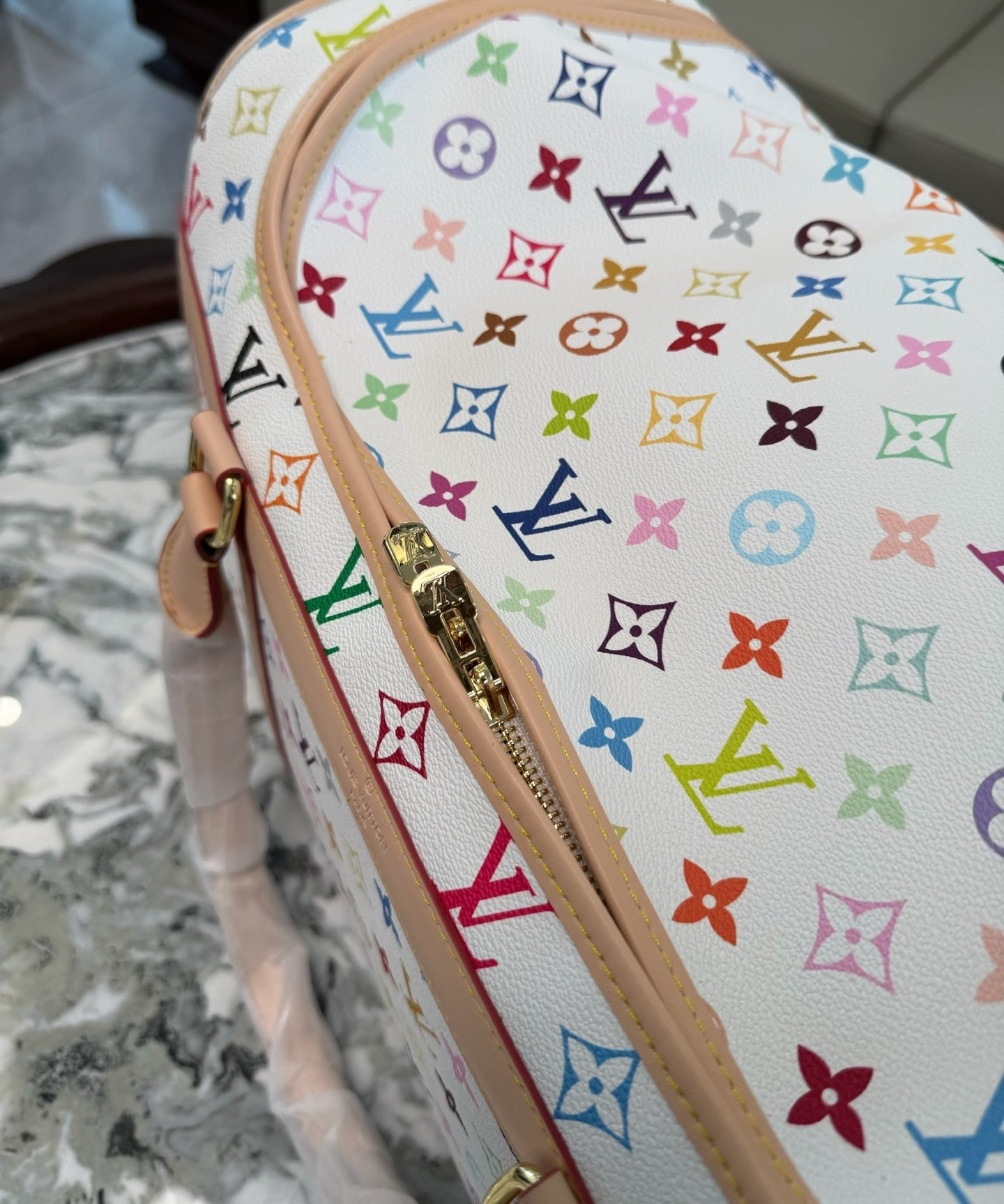 CUSTOM LV PET BAG (MURAKAMI)