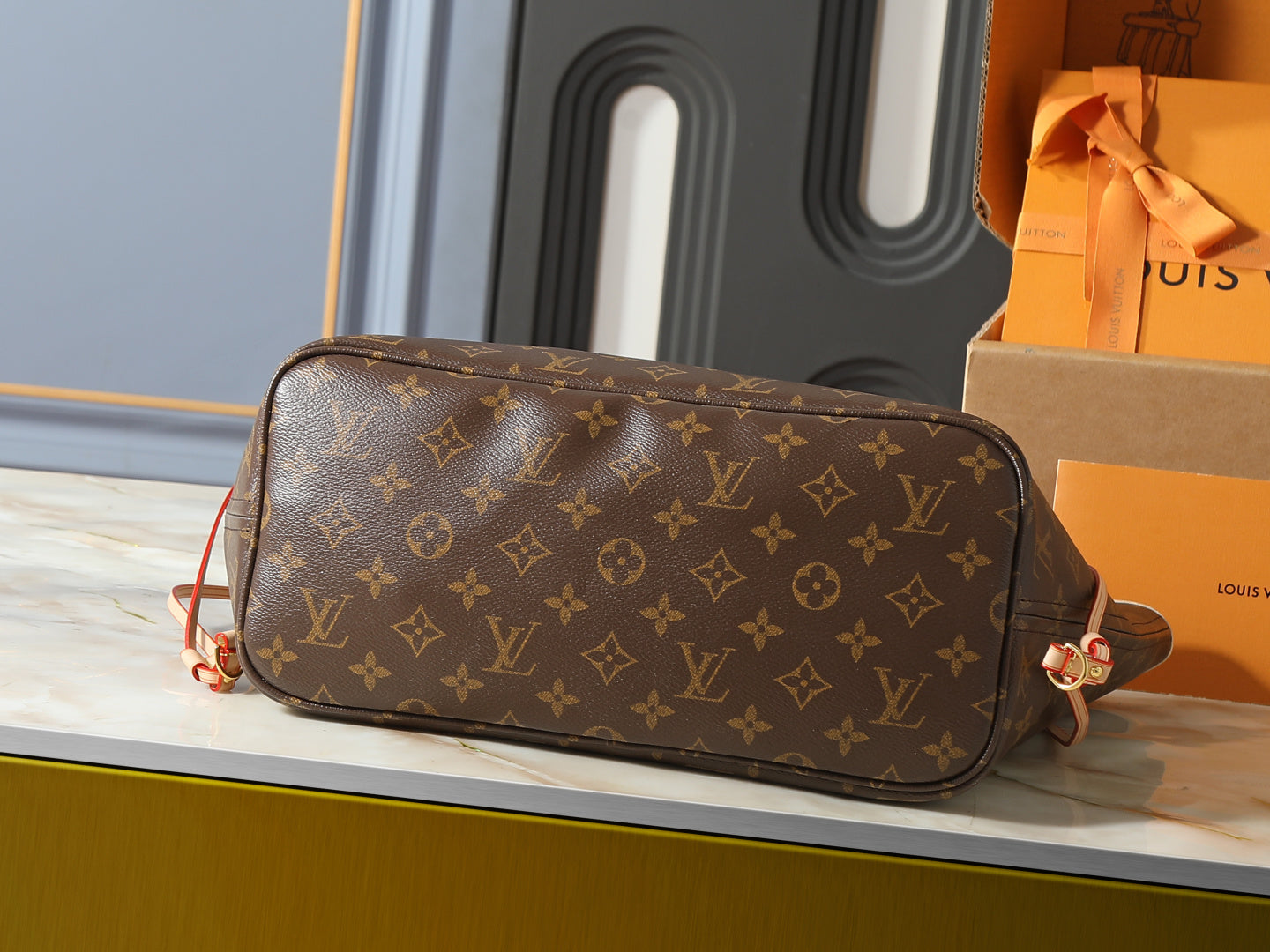 CUSTOM LV NEVERWOOF PET BAG
