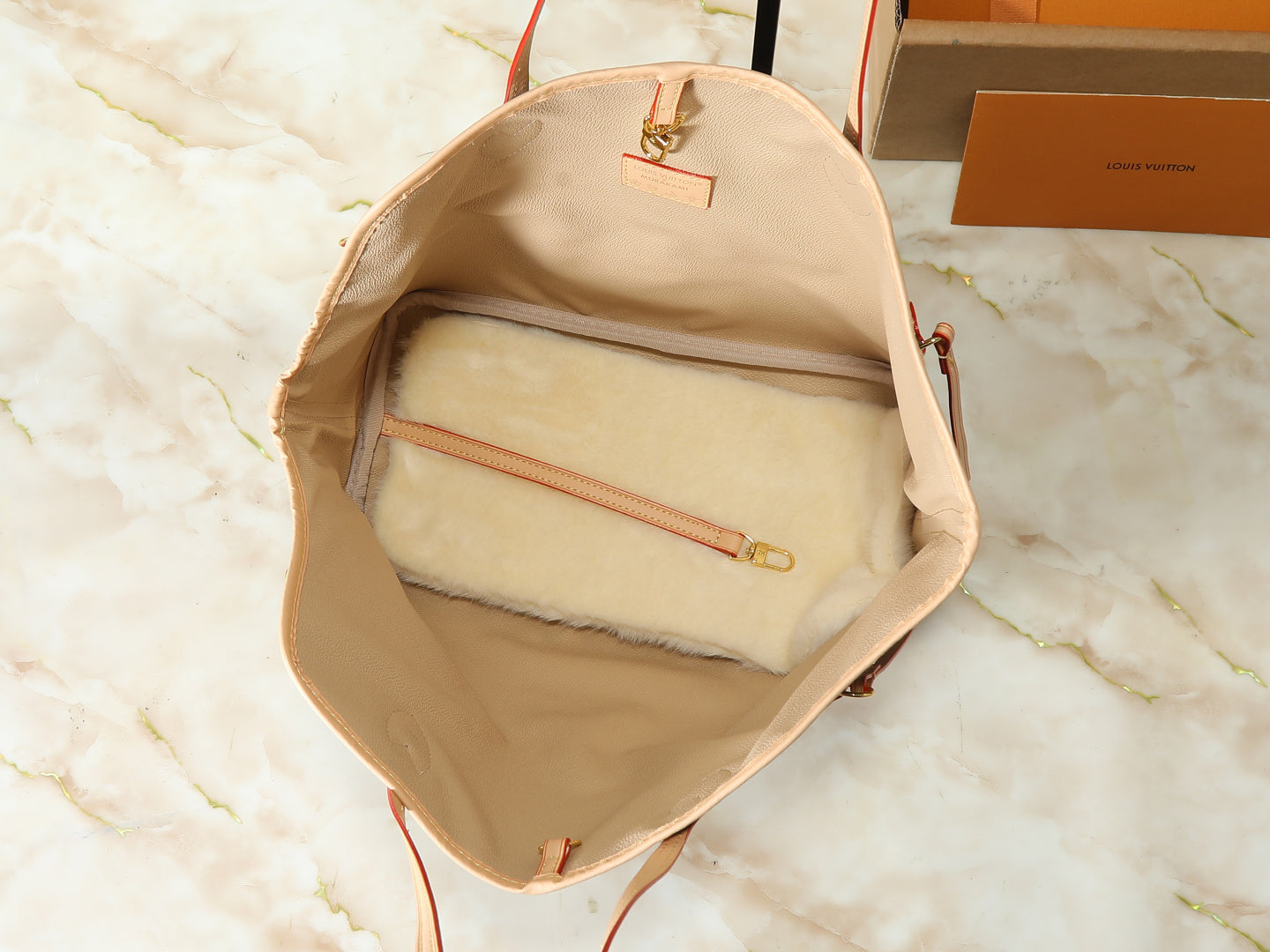 CUSTOM LV NEVERWOOF PET BAG