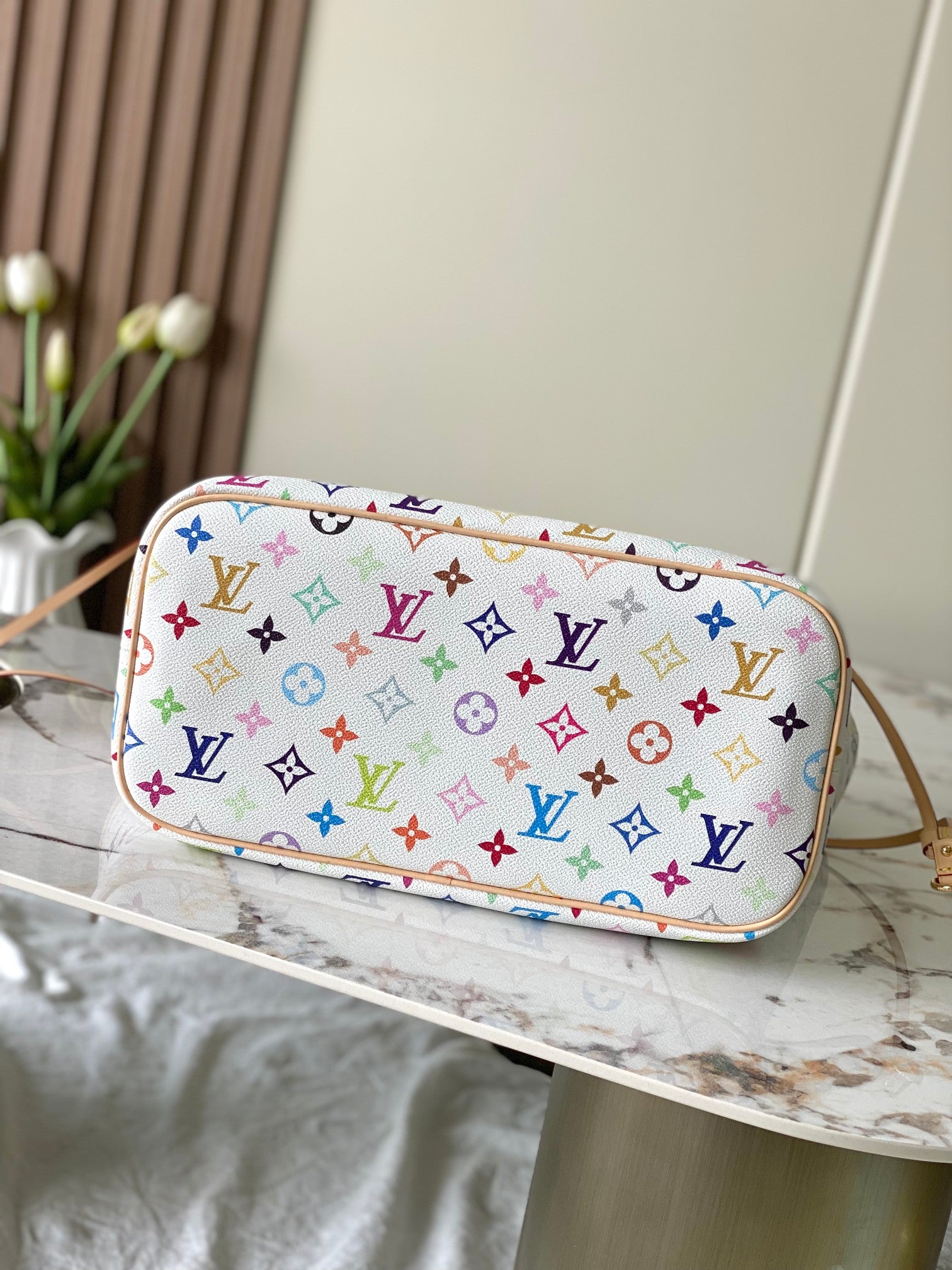 CUSTOM LV NEVERWOOF PET BAG (MURAKAMI)