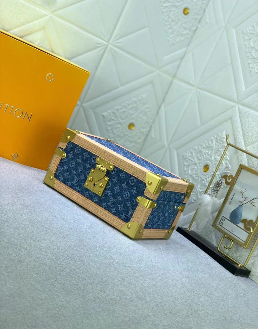 LV COFFRET MINI ACCESSORIES BOX (DENIM)