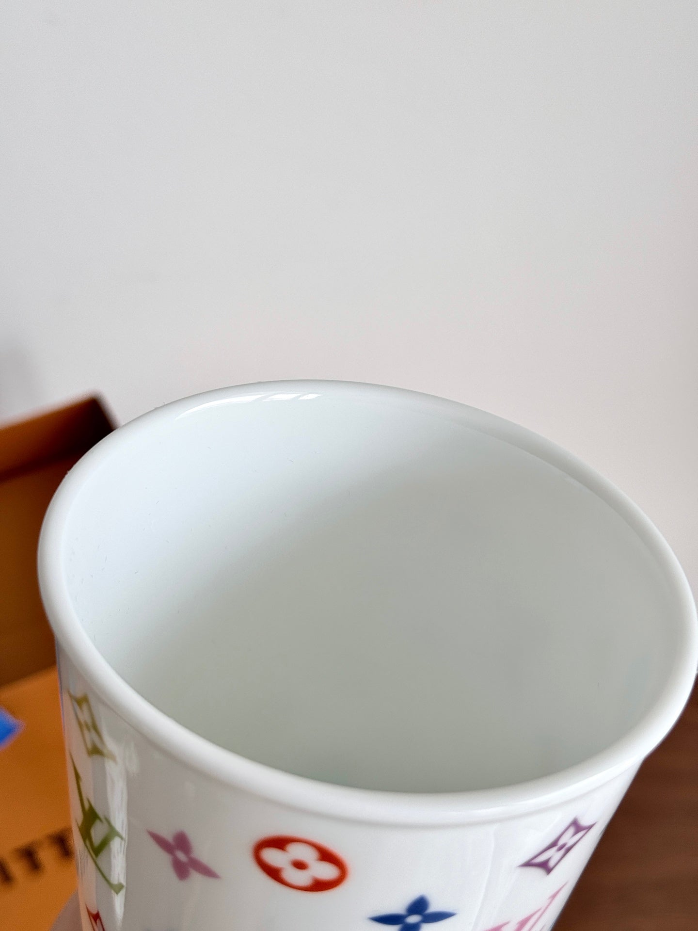 CUSTOM LV MONOGRAM PORCELAIN CUP (MULTICOLOUR)