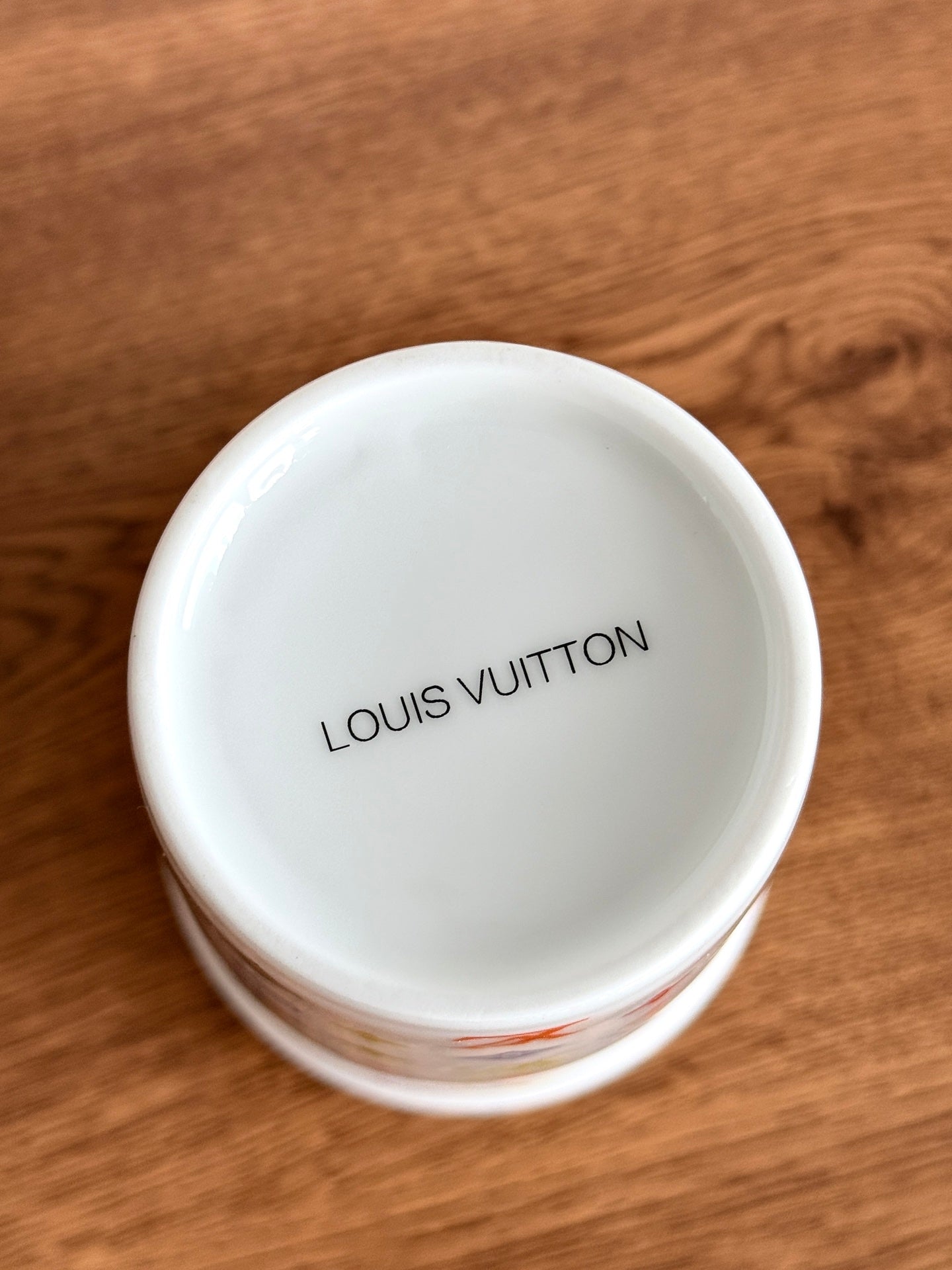 CUSTOM LV MONOGRAM PORCELAIN CUP (MULTICOLOUR)