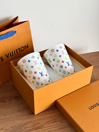 CUSTOM LV MONOGRAM PORCELAIN CUP