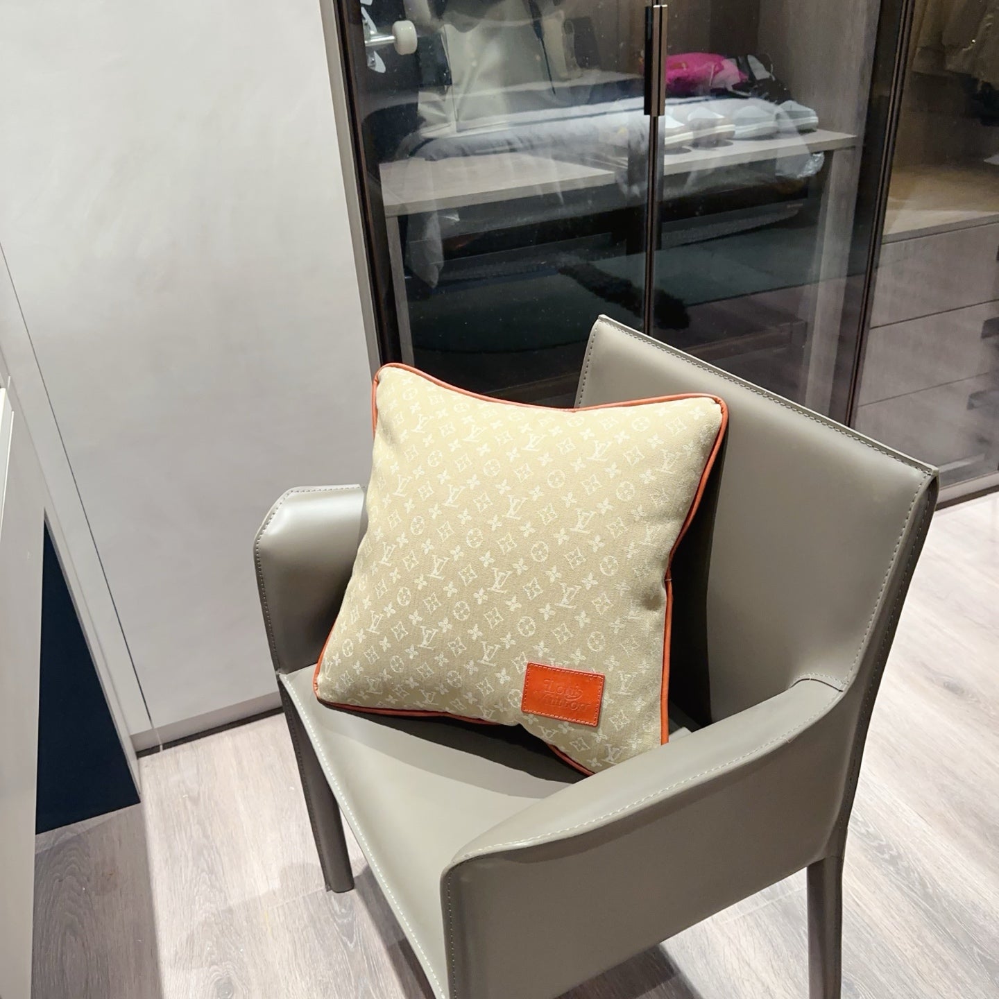 CUSTOM LV MONOGRAM PILLOW