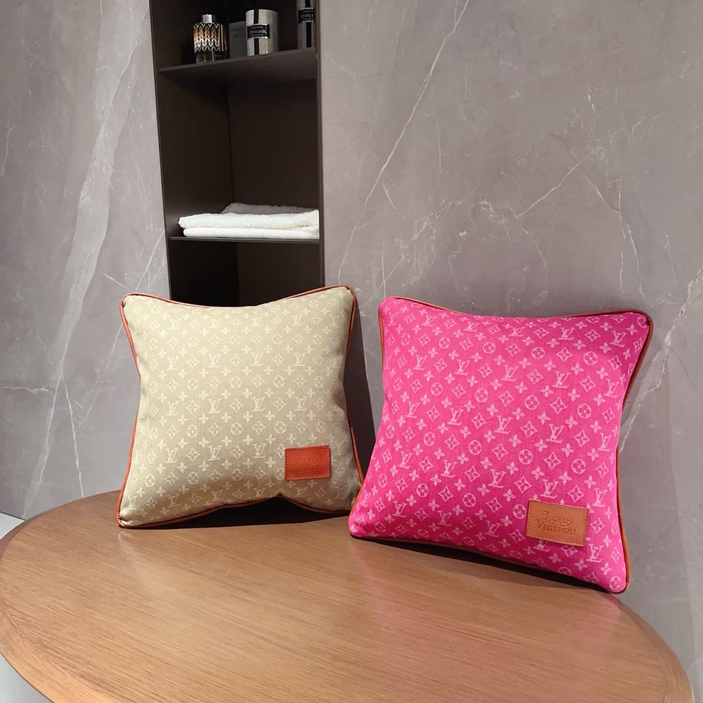 CUSTOM LV MONOGRAM PILLOW