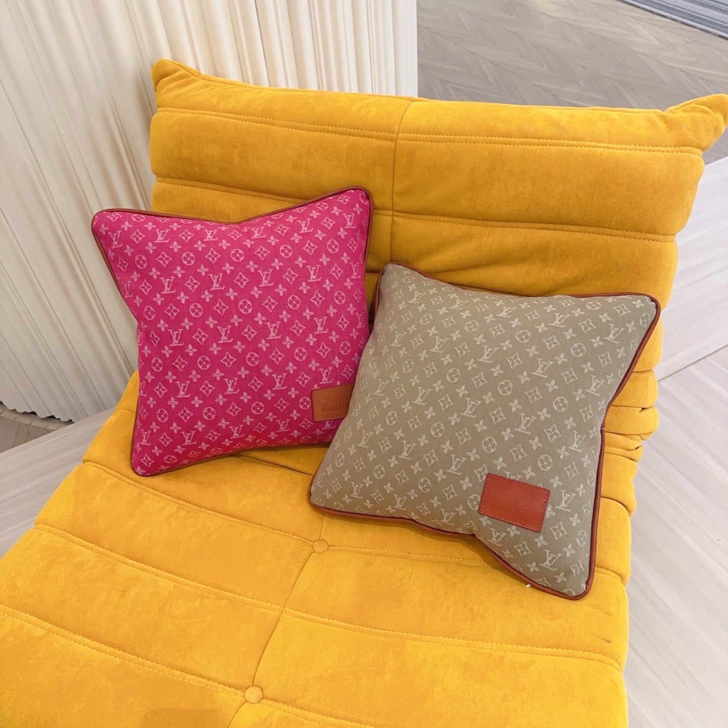 CUSTOM LV MONOGRAM PILLOW