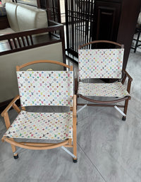 CUSTOM LV FOLDING CHAIR (MULTICOLOUR)