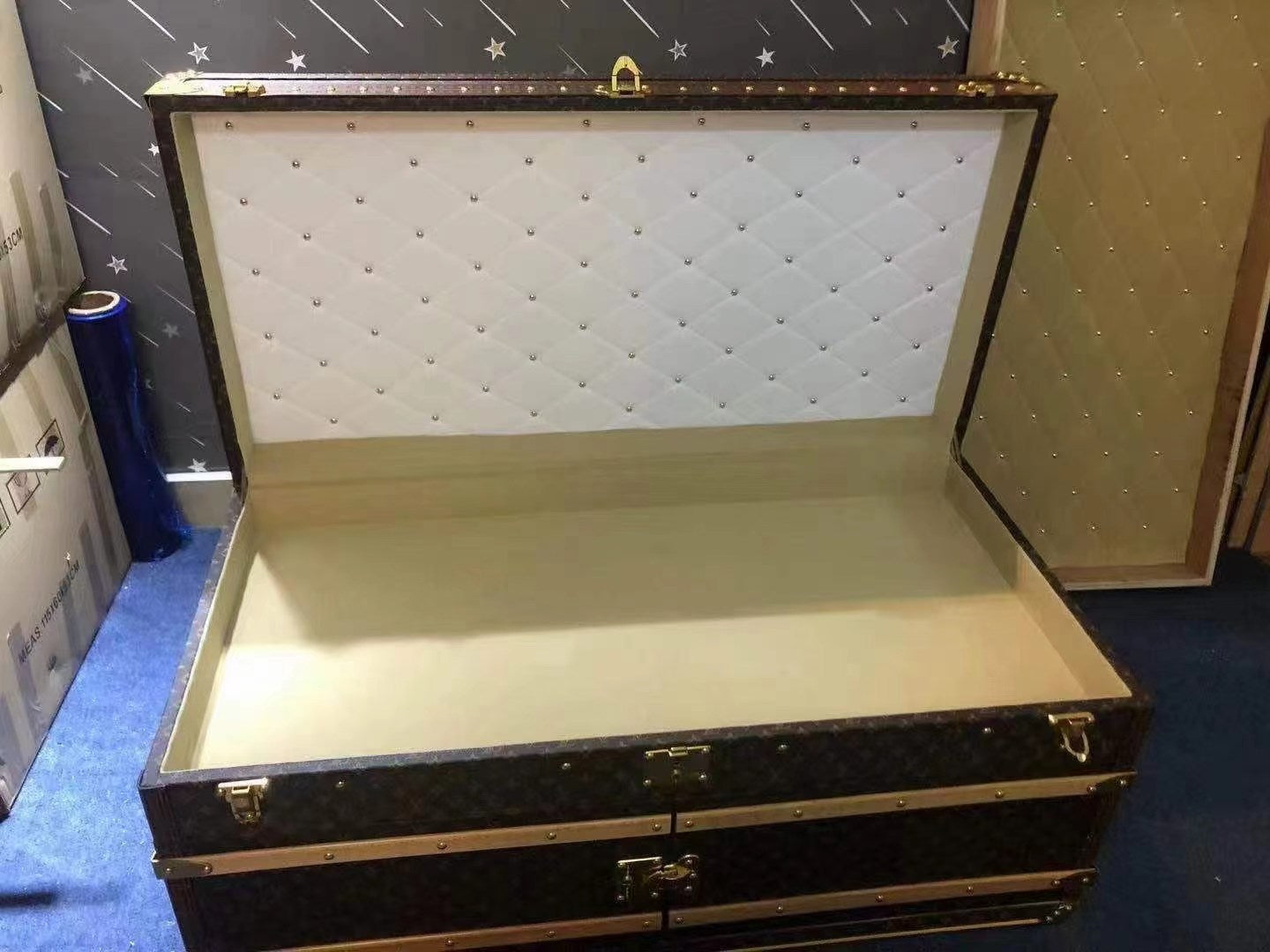 CUSTOM LV BROWN TRUNK (CABINET)