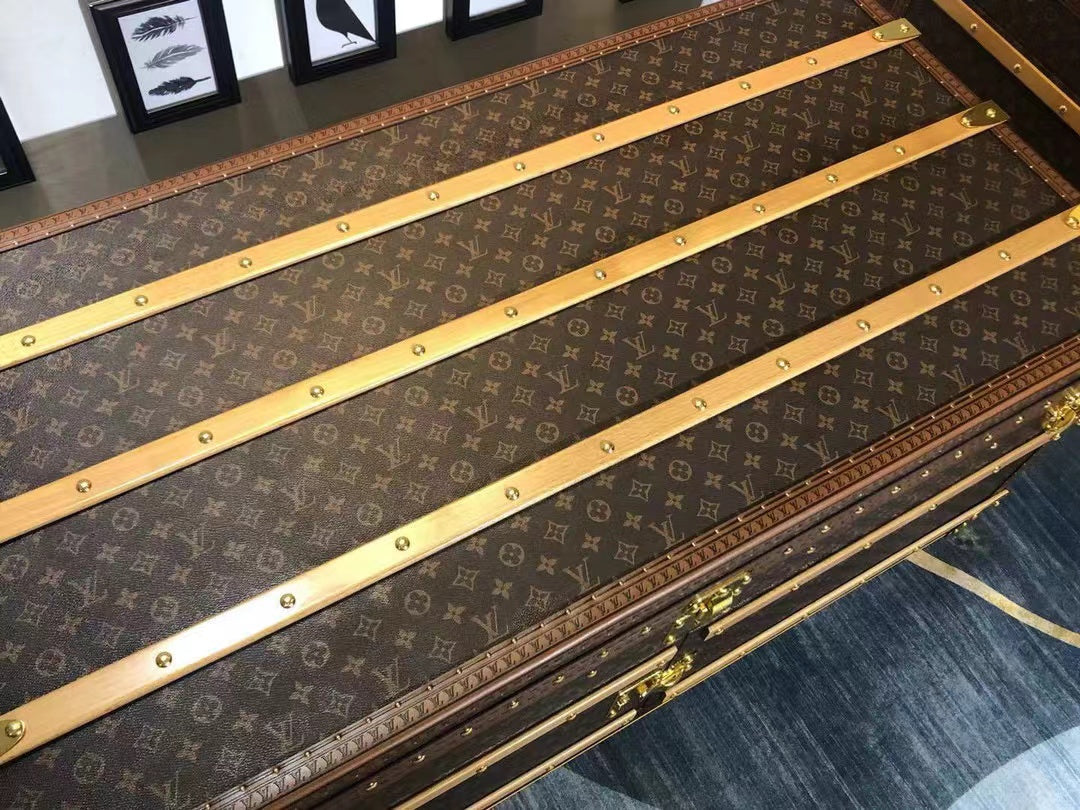 CUSTOM LV BROWN TRUNK (CABINET)