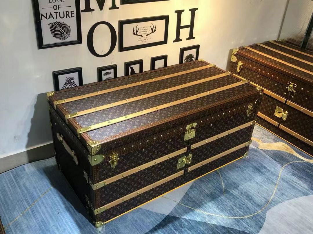 CUSTOM LV BROWN TRUNK (CABINET)