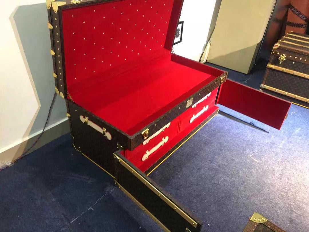 CUSTOM LV BROWN TRUNK (CABINET)