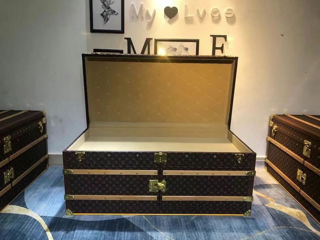 CUSTOM LV BROWN TRUNK (CABINET)