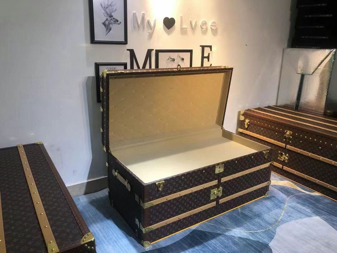 CUSTOM LV BROWN TRUNK (CABINET)