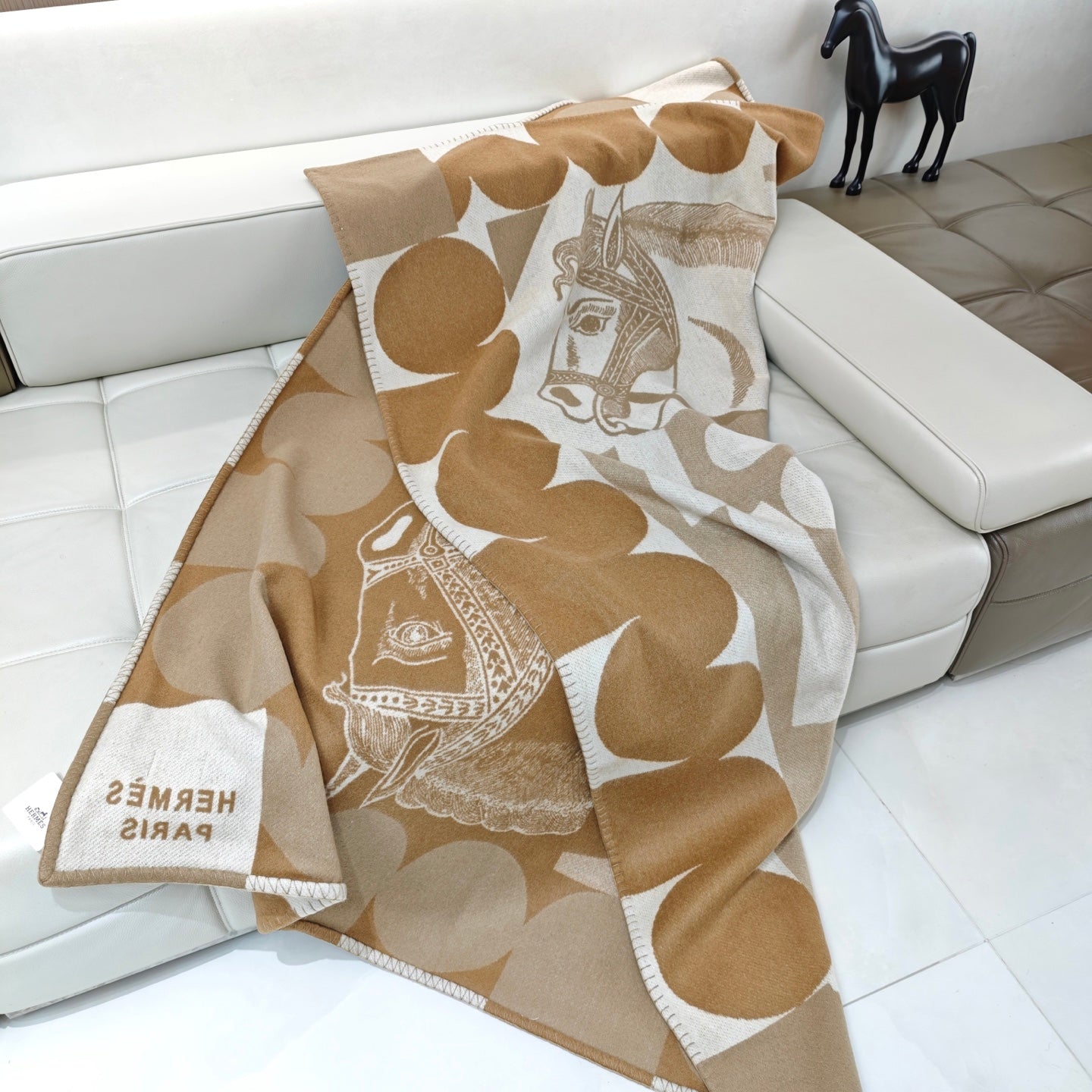 HERMES CHEVAL JOKER THROW BLANKET