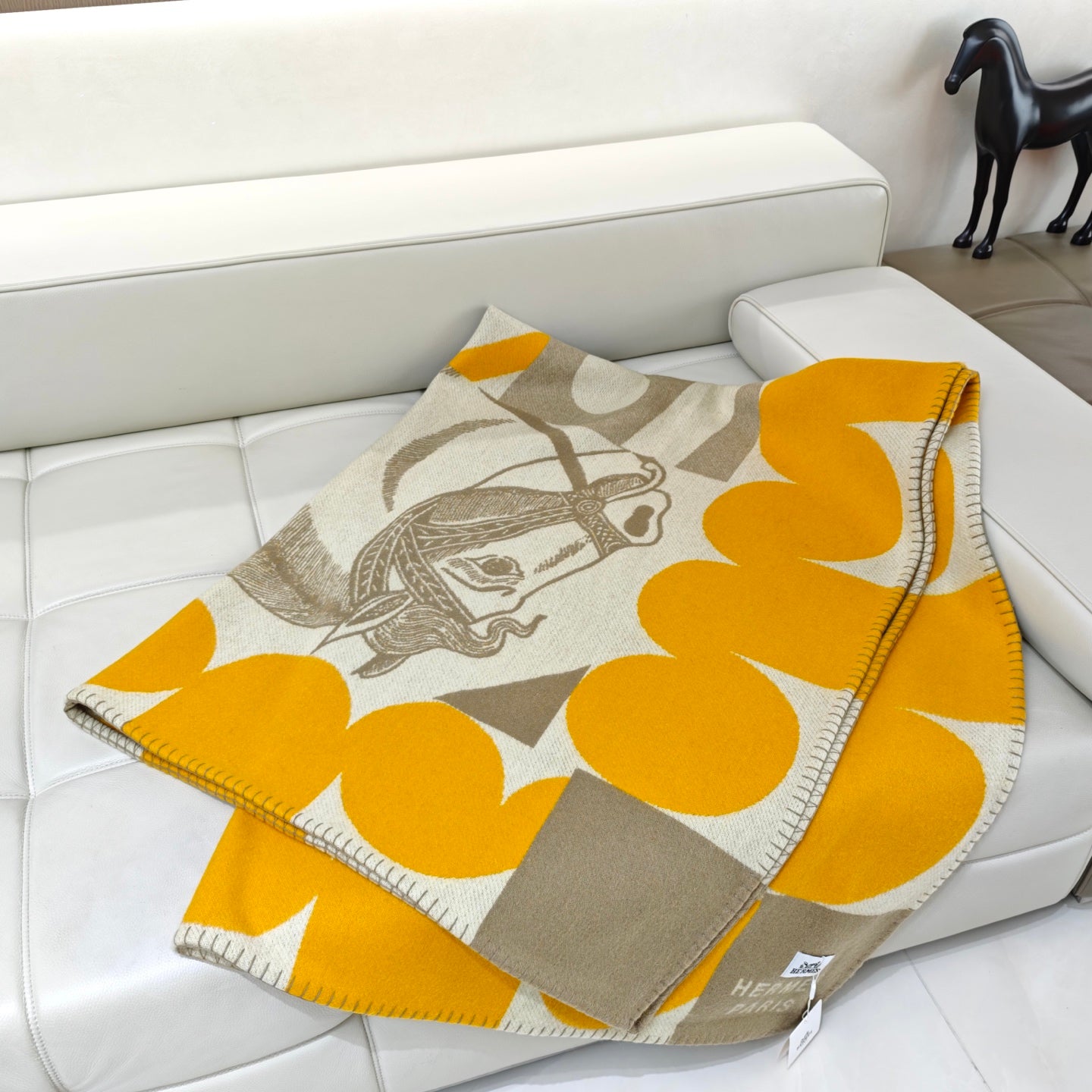 HERMES CHEVAL JOKER THROW BLANKET
