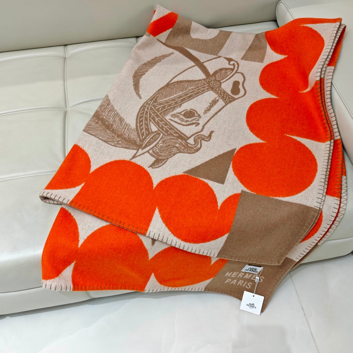 HERMES CHEVAL JOKER THROW BLANKET
