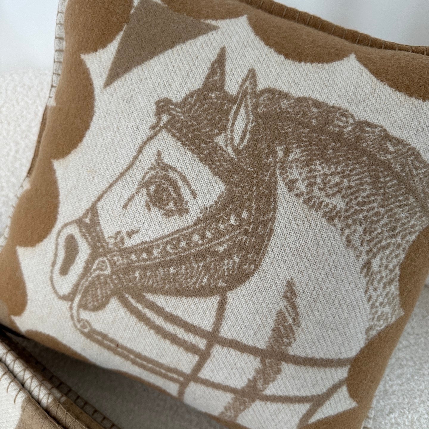 HERMES CHEVAL JOKER THROW PILLOW