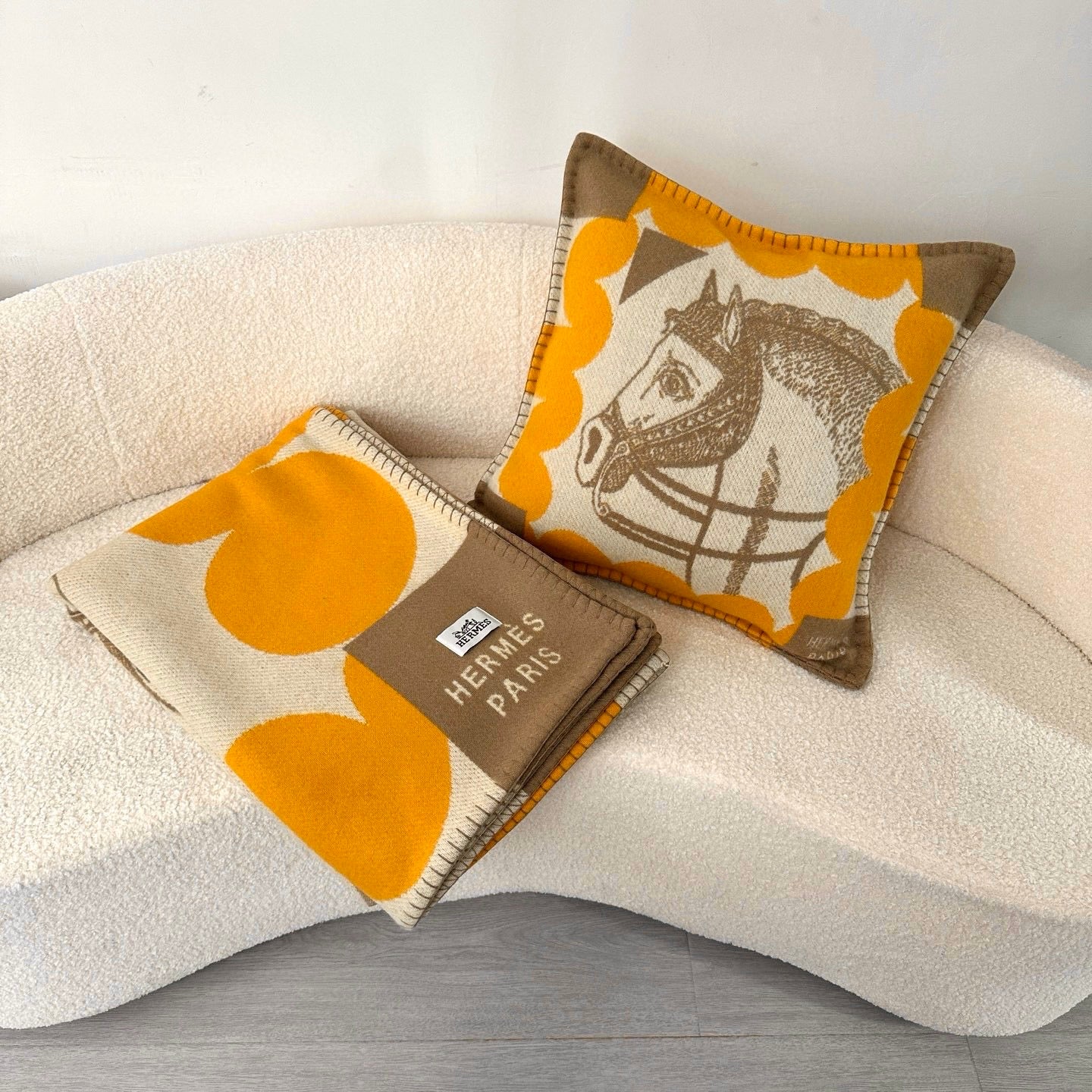 HERMES CHEVAL JOKER THROW PILLOW
