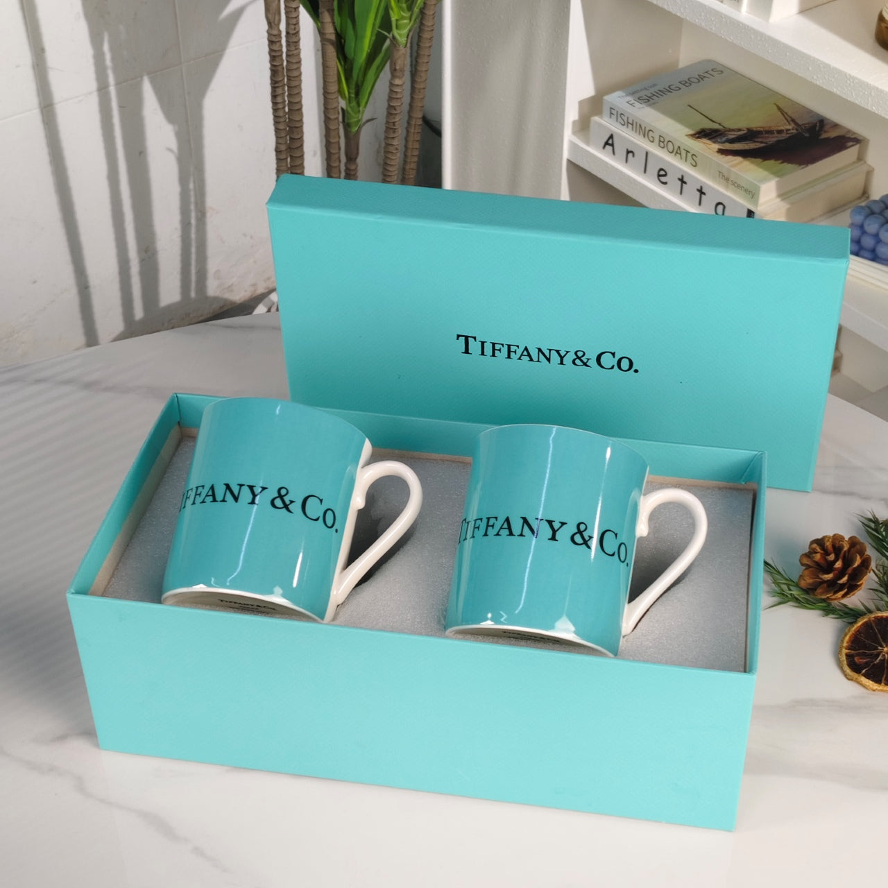 TIFFANY COFFEE MUG SET