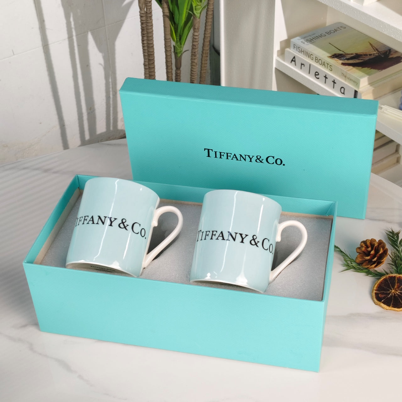 TIFFANY COFFEE MUG SET