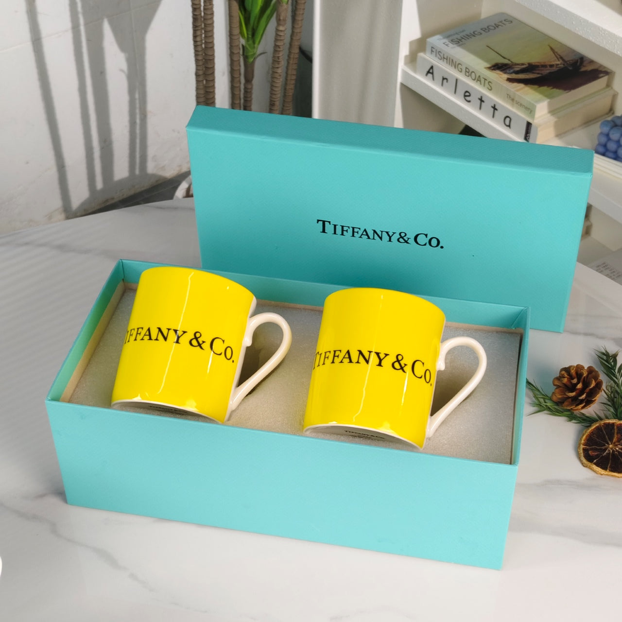 TIFFANY COFFEE MUG SET