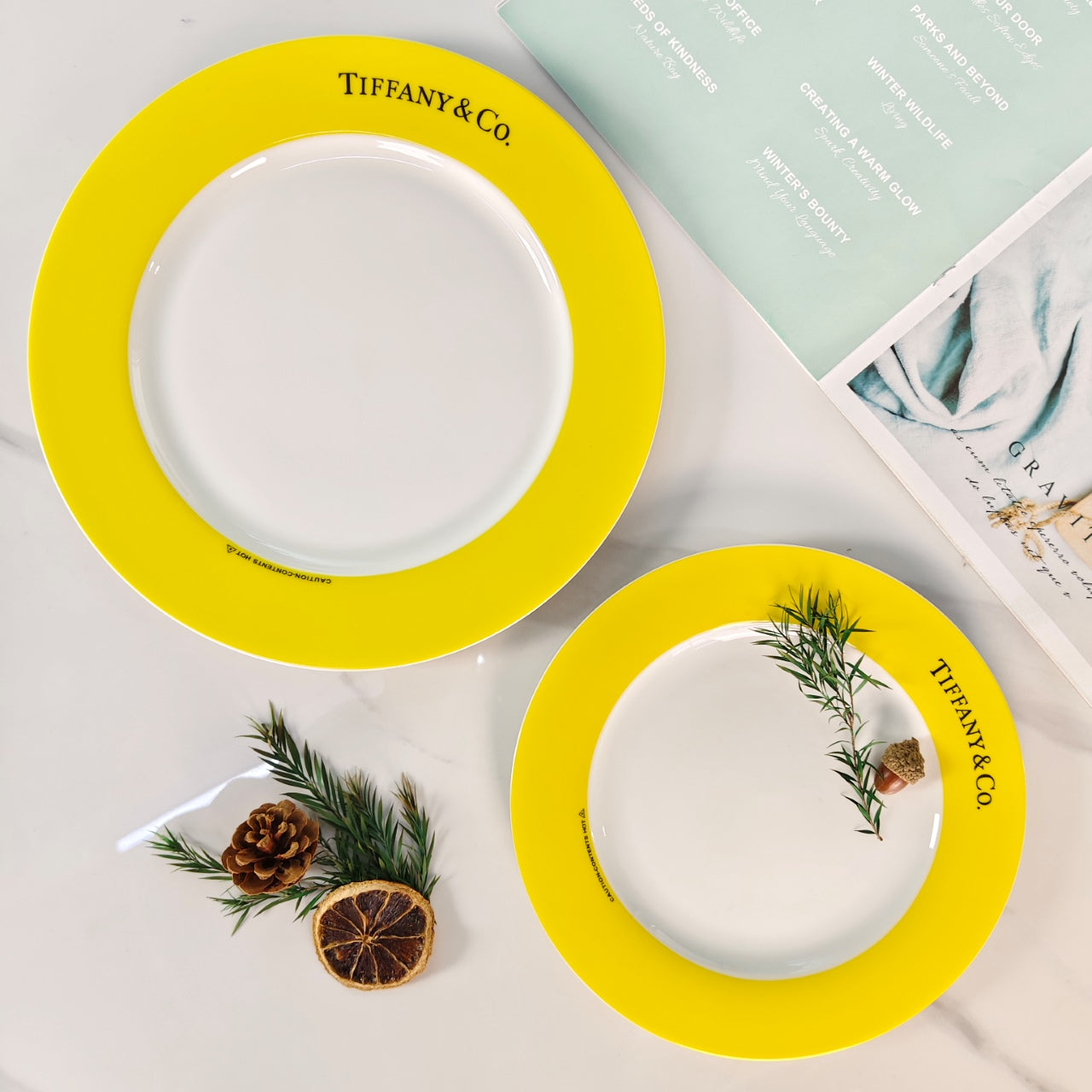 TIFFANY PLATES SET