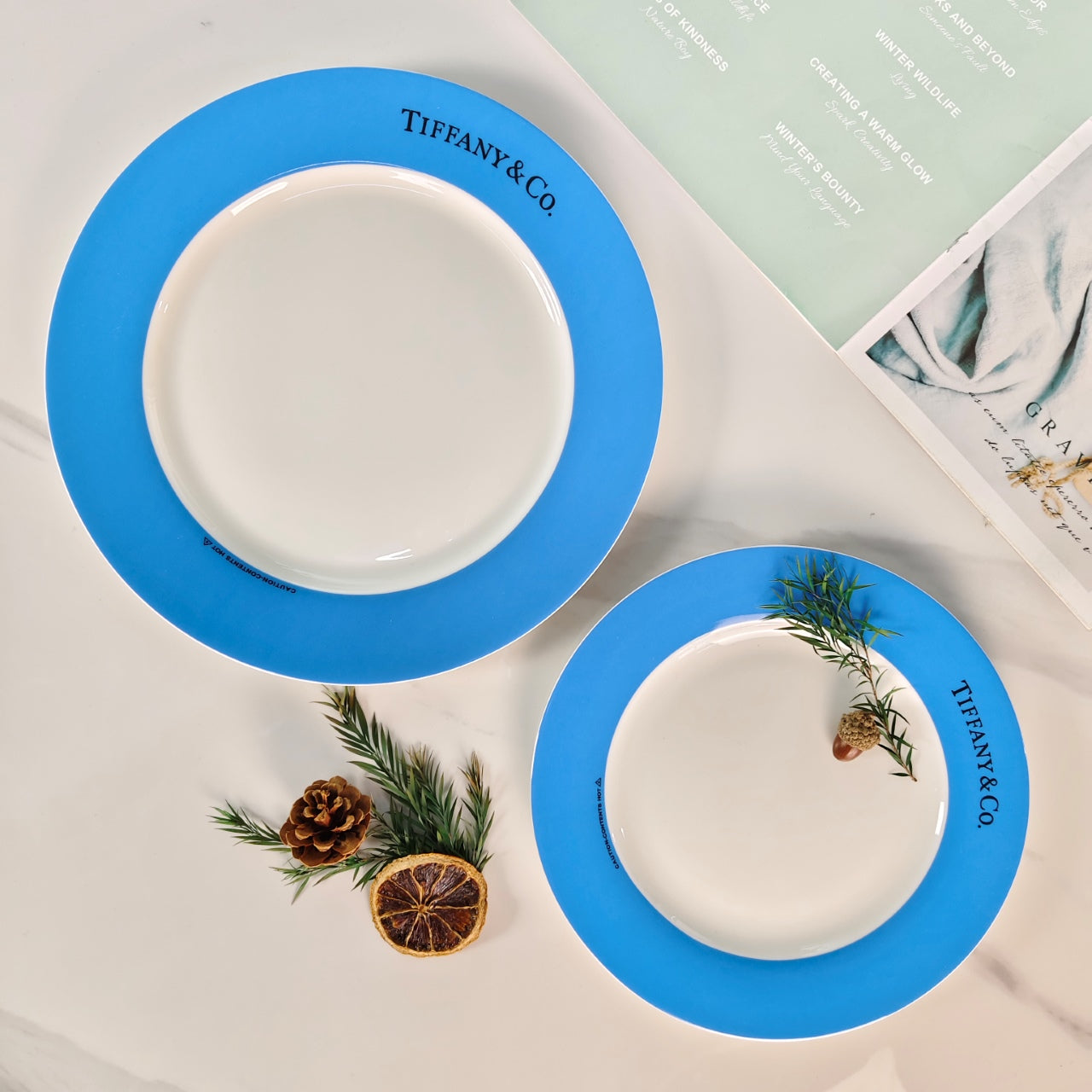 TIFFANY PLATES SET