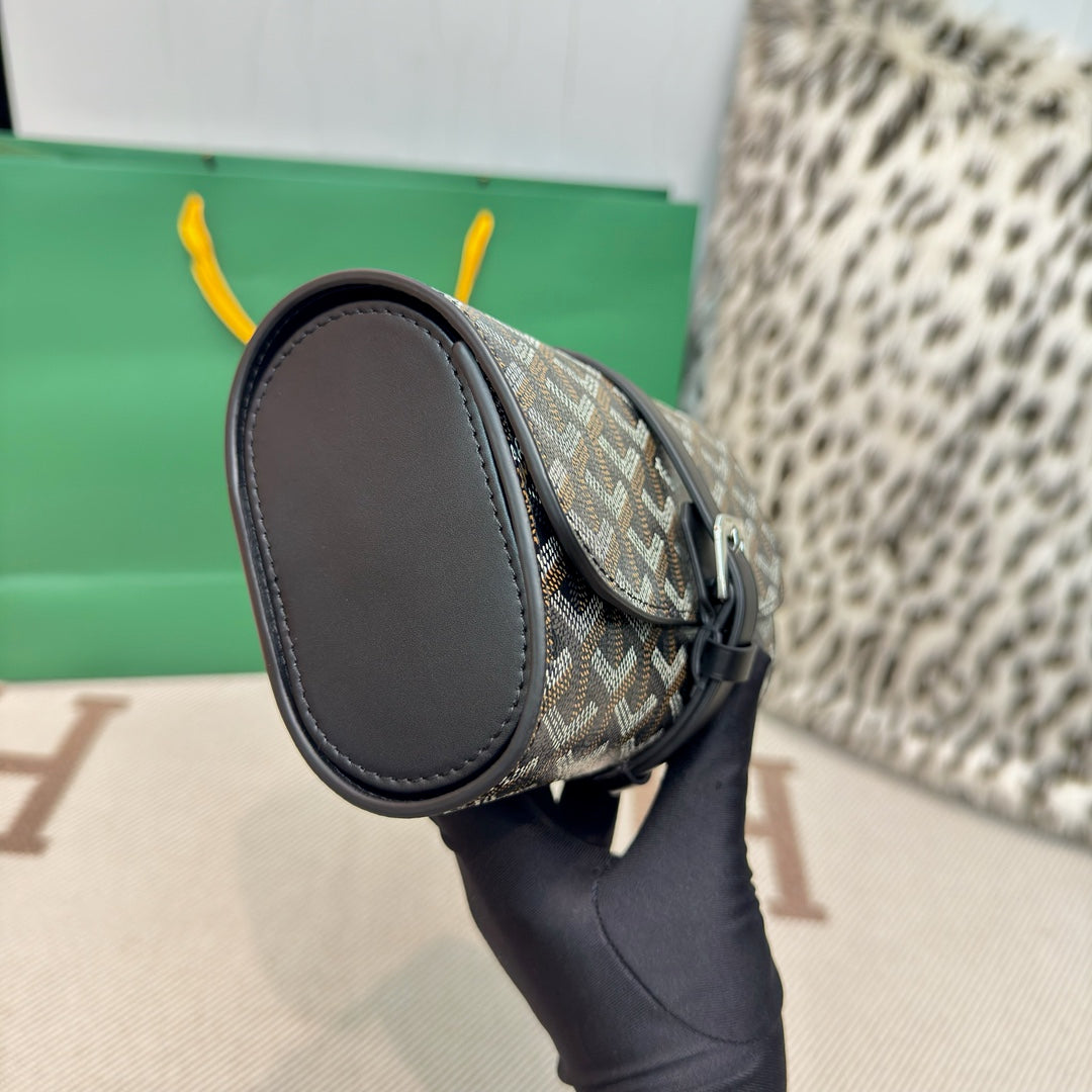 CUSTOM GOYARD 2 WATCH TRAVEL CASE