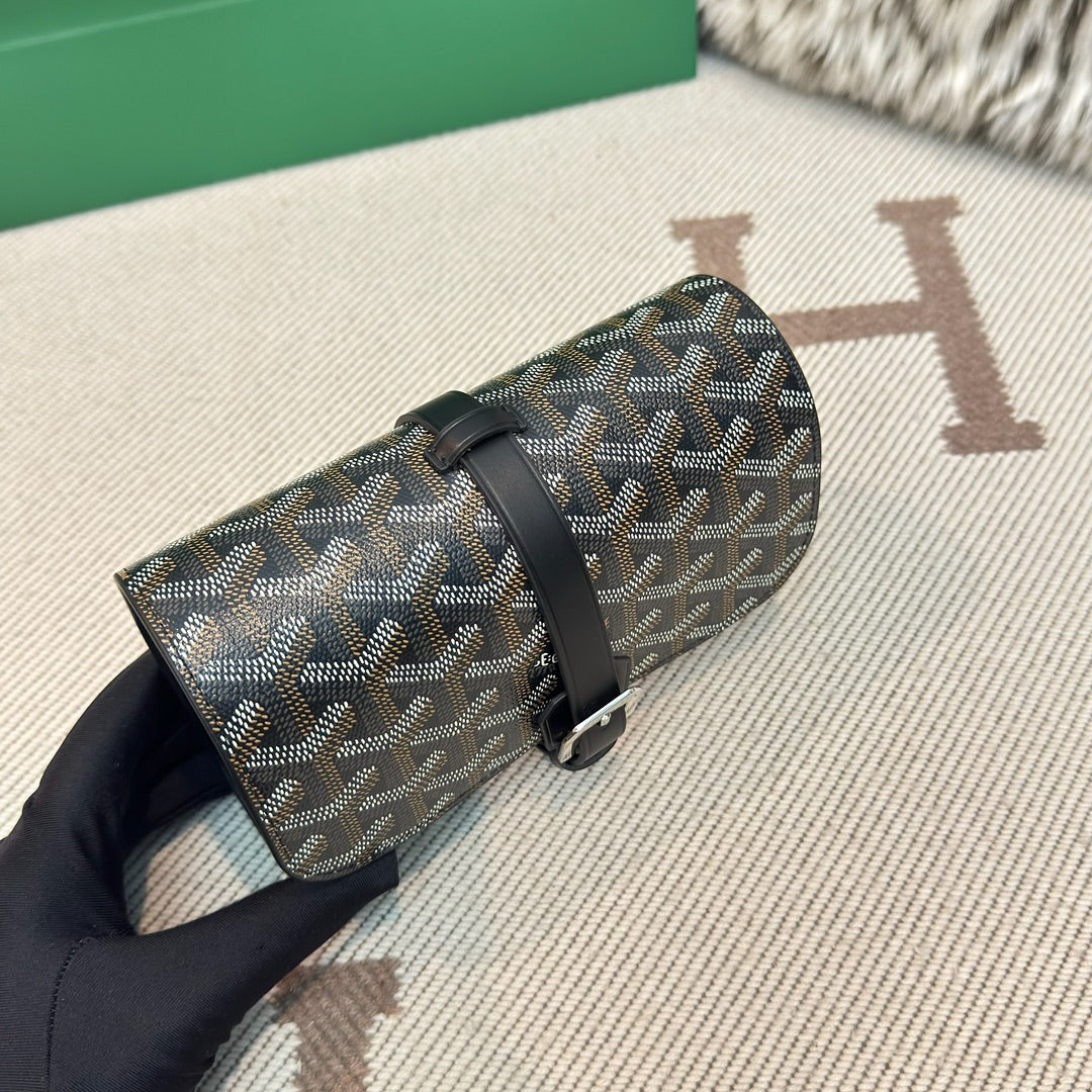 CUSTOM GOYARD 2 WATCH TRAVEL CASE