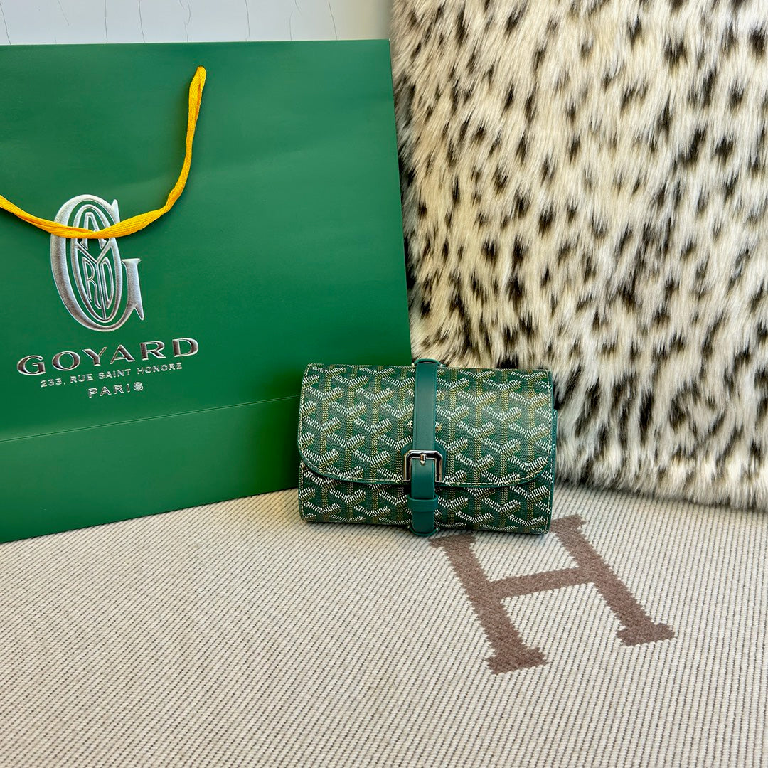 CUSTOM GOYARD 2 WATCH TRAVEL CASE
