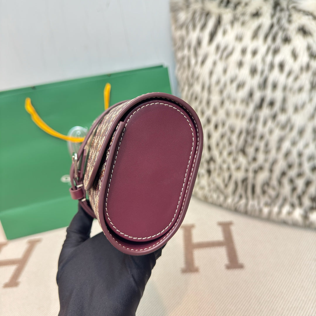 CUSTOM GOYARD 2 WATCH TRAVEL CASE