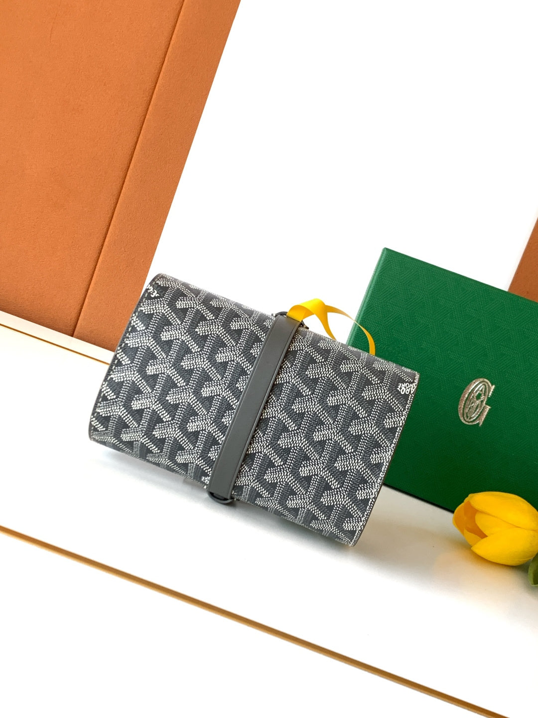 CUSTOM GOYARD 2 WATCH TRAVEL CASE