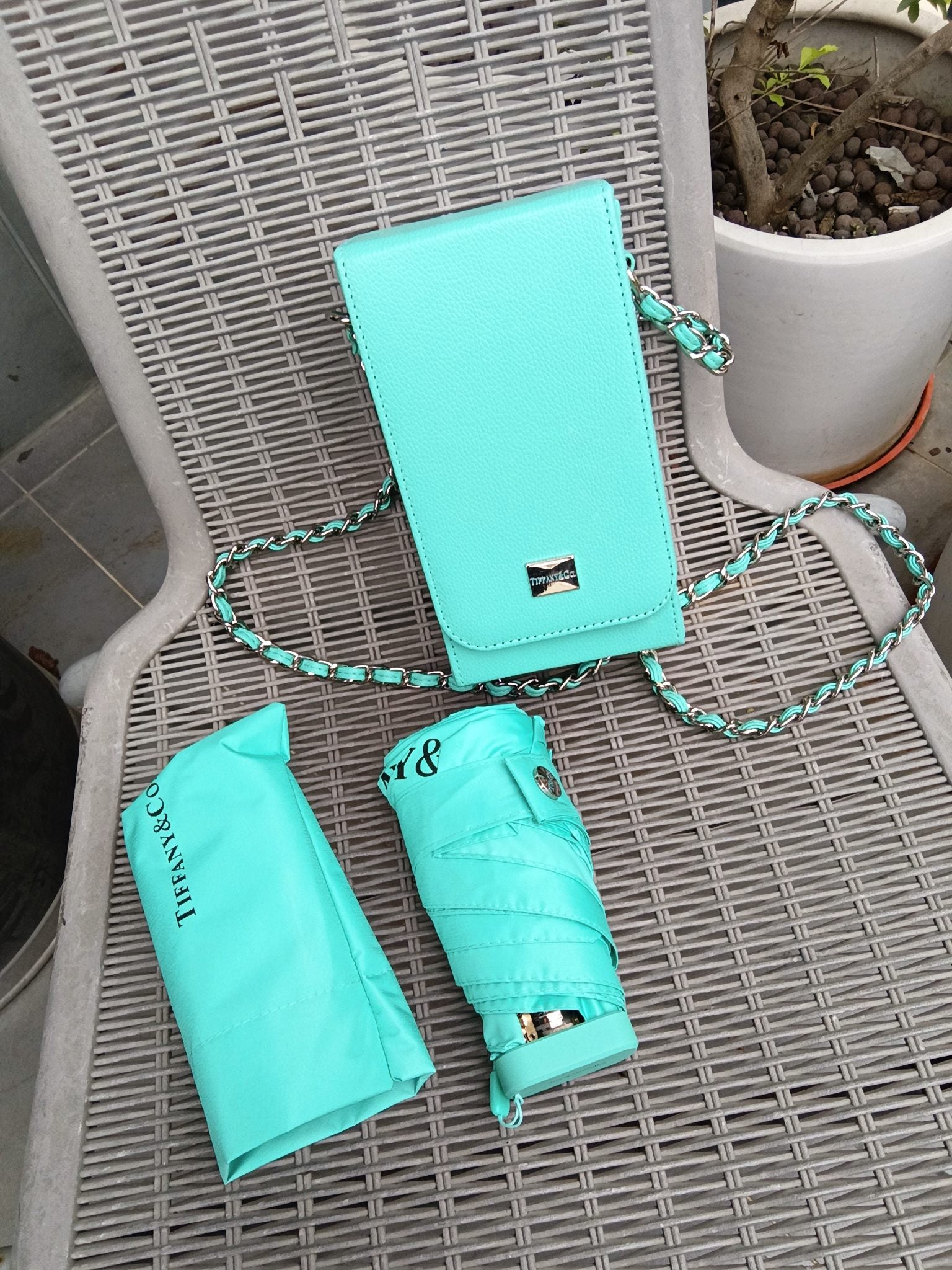 TIFFANY RETRACTABLE UMBRELLA
