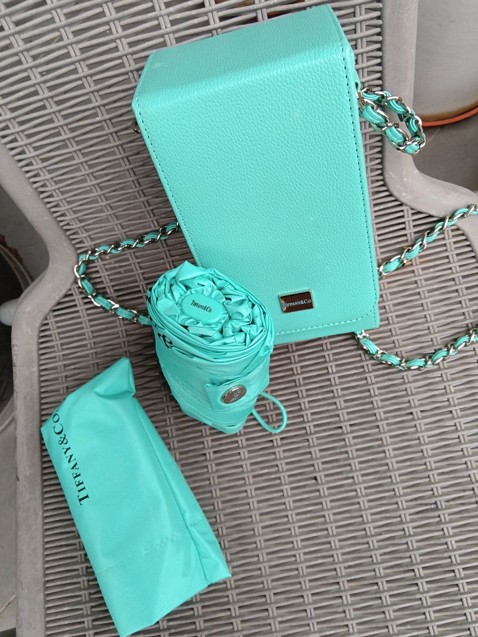 TIFFANY RETRACTABLE UMBRELLA