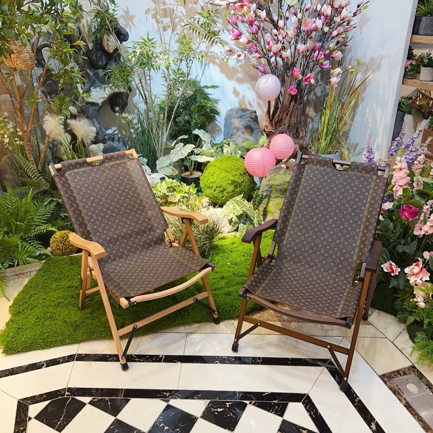 CUSTOM LV FOLDING CHAIR 2.0