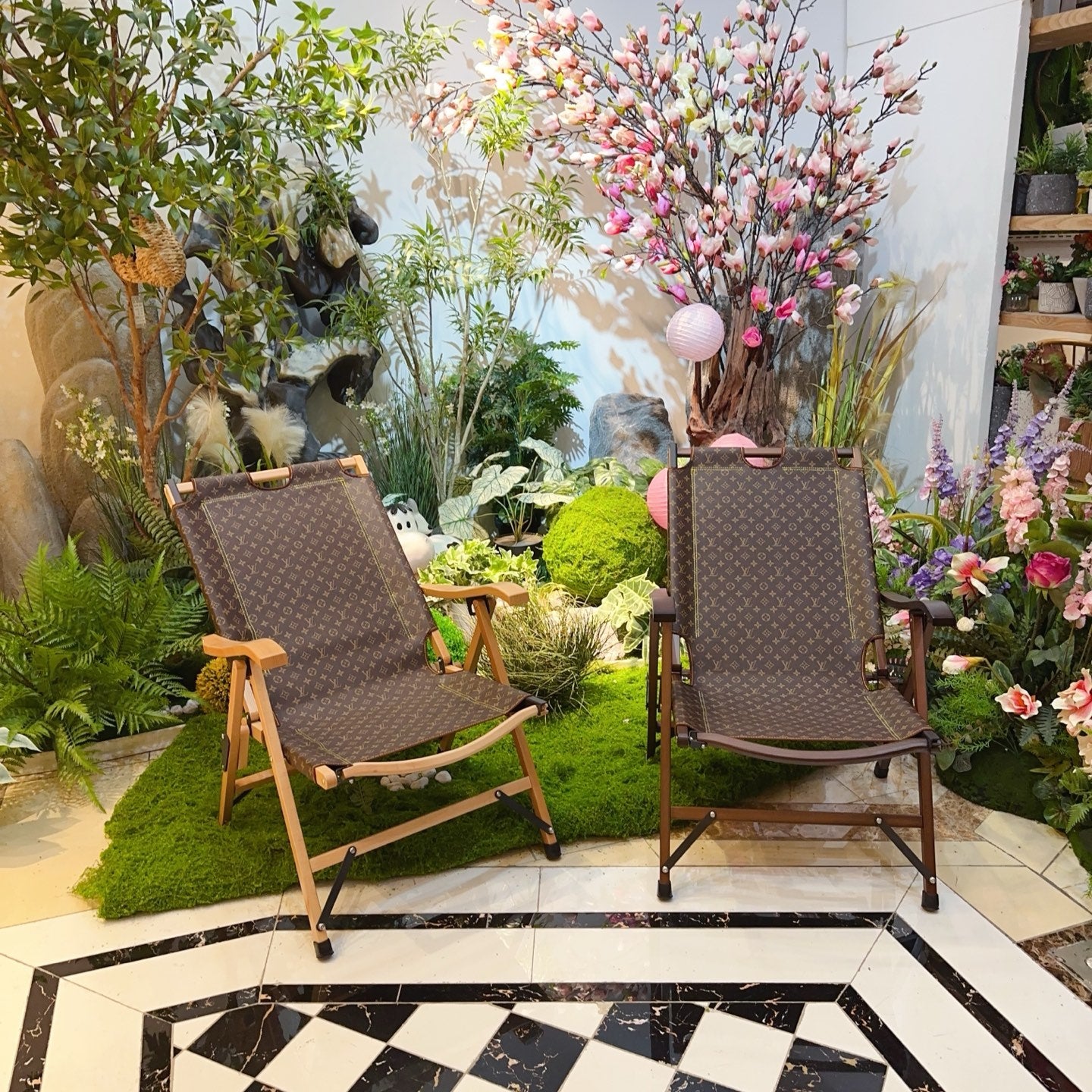 CUSTOM LV FOLDING CHAIR 2.0