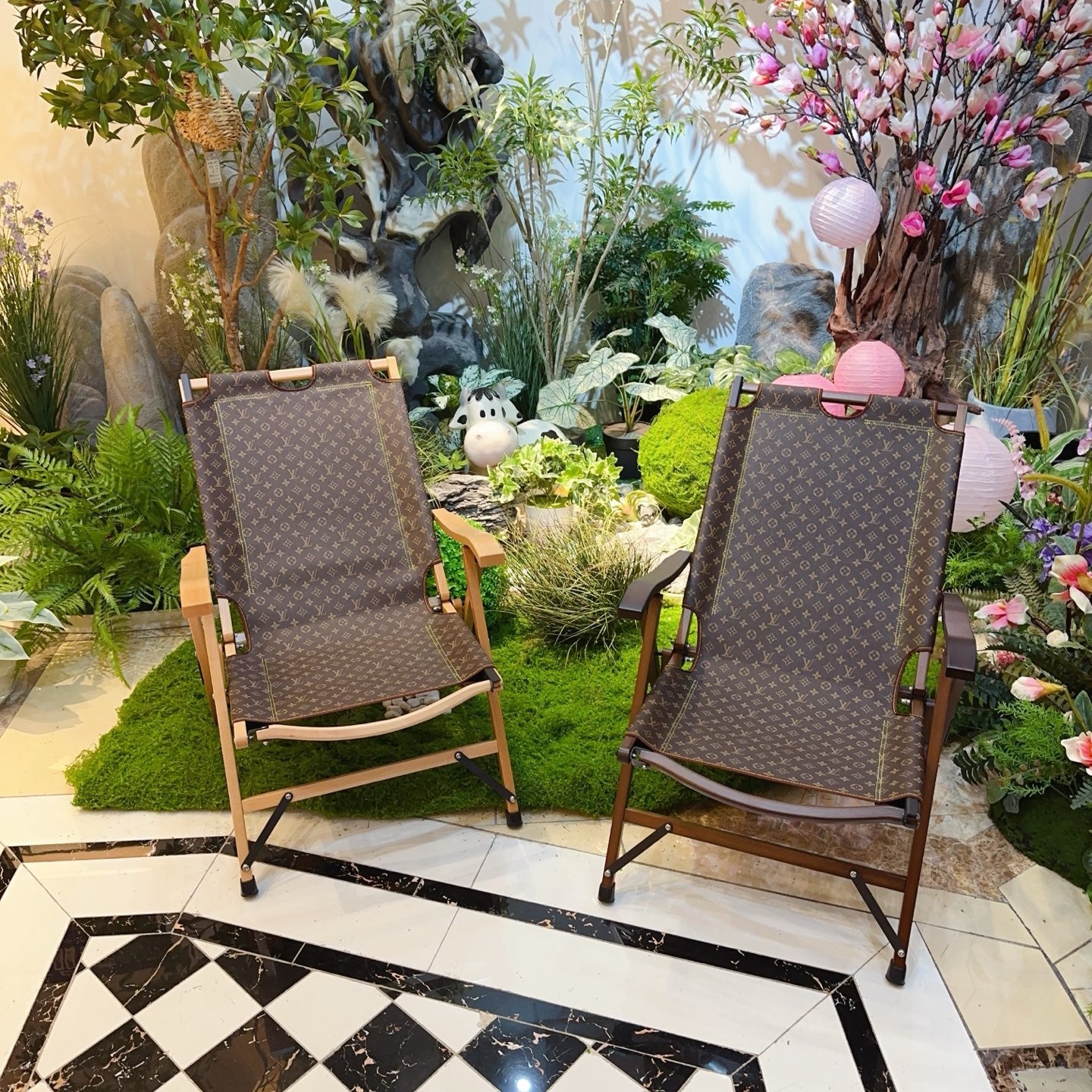 CUSTOM LV FOLDING CHAIR 2.0