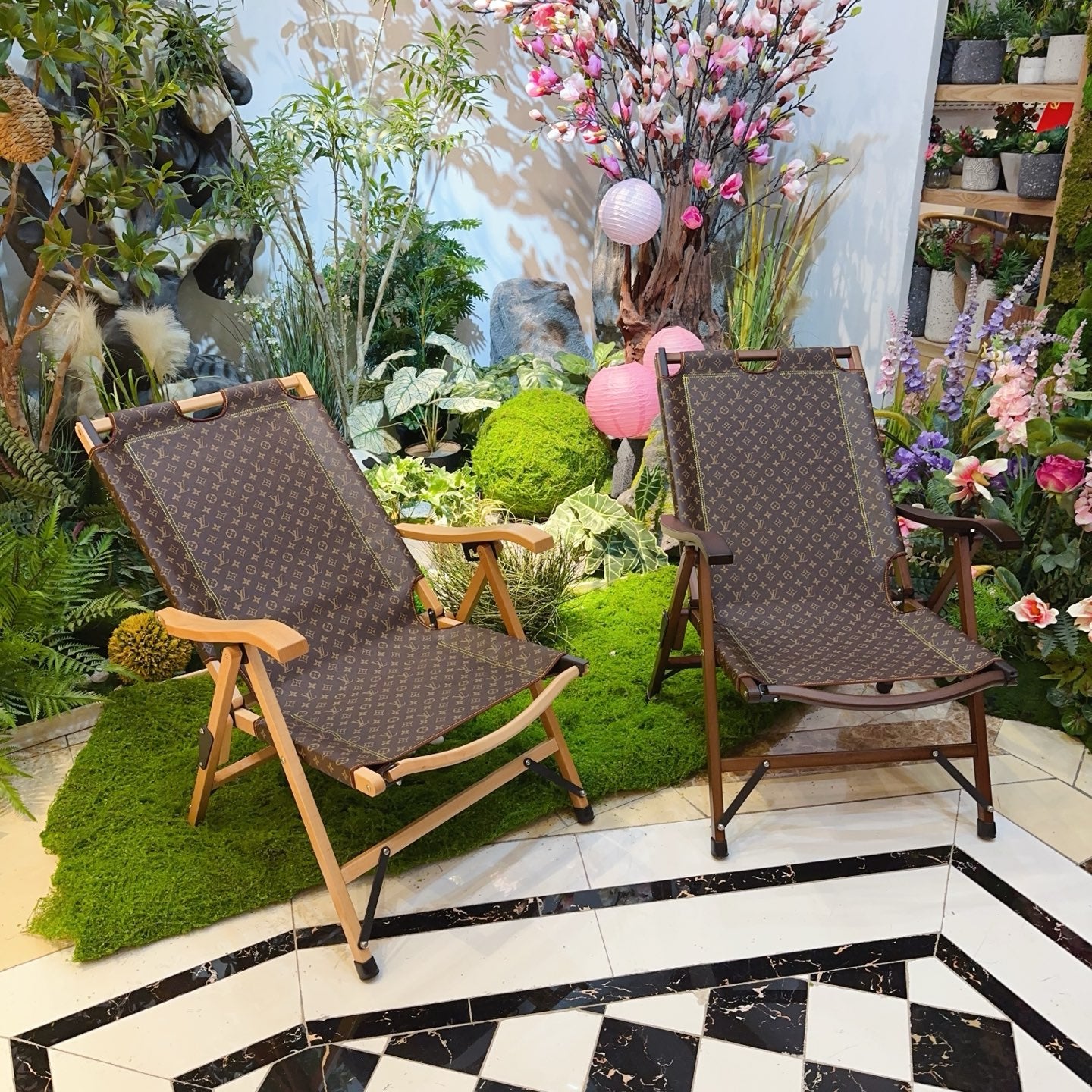 CUSTOM LV FOLDING CHAIR 2.0