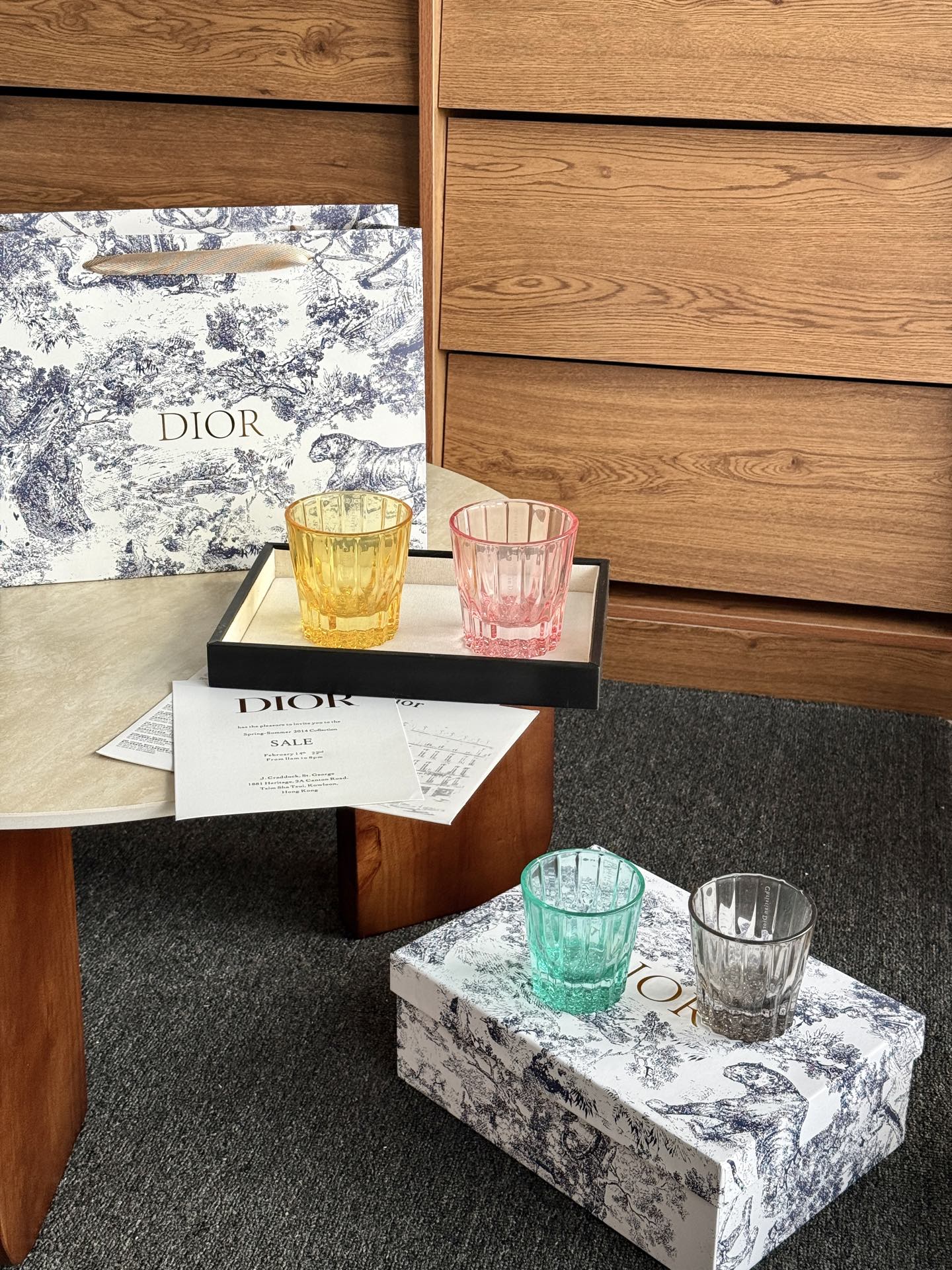 CHRISTIAN 4 GLASS CUP SET 4.0