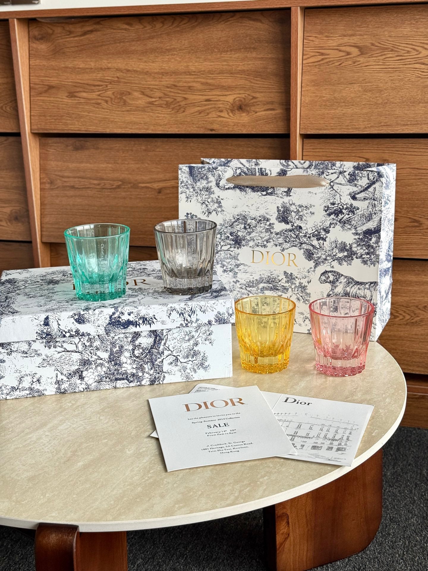 CHRISTIAN 4 GLASS CUP SET 4.0