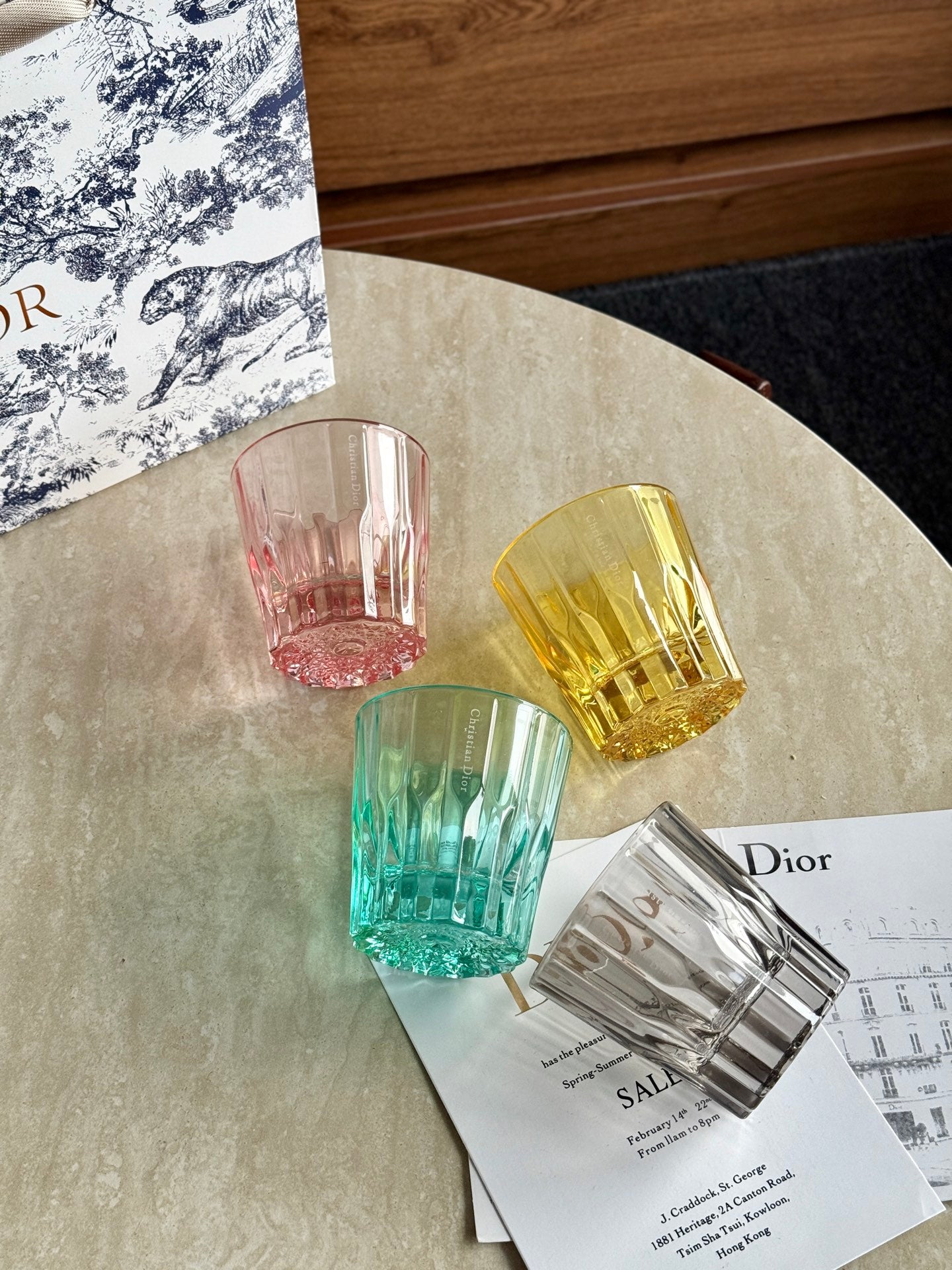 CHRISTIAN 4 GLASS CUP SET 4.0