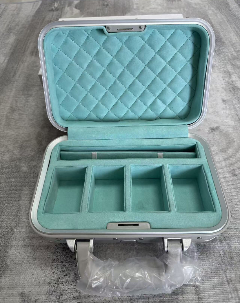 RIMOWA SILVER TRAVEL WATCH CASE