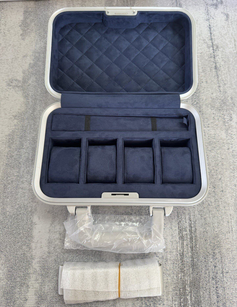 RIMOWA SILVER TRAVEL WATCH CASE