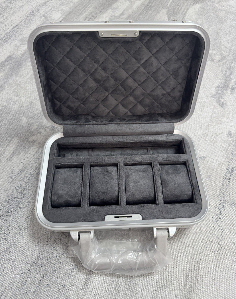RIMOWA SILVER TRAVEL WATCH CASE
