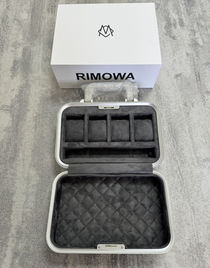 RIMOWA SILVER TRAVEL WATCH CASE